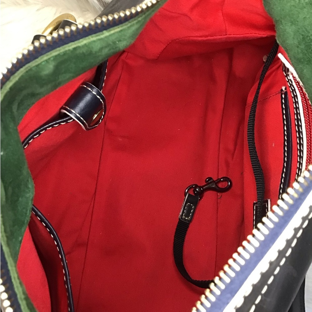 Dooney & Bourke Black Satchel with Gold Accents - Picture 15 of 16